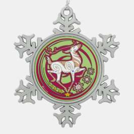 2017 Mink Holidaze Xmas Ornament Red/Citrine