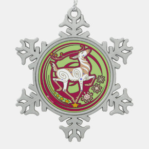 2017 Mink Holidaze Xmas Ornament Red/Citrine