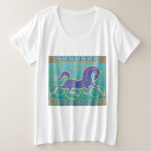 2017 Mink Mode Horse Norse Plus T-shirt 1 (Design voorkant)