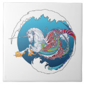 2017 Mink Nest Hippicorn 6-inch Tile Ocean Tegeltje (Voorkant)
