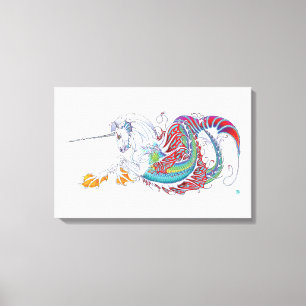 2017 Mink Nest Hippicorn Canvas Print