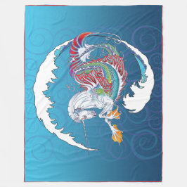 2017 Mink Nest Hippicorn fleece Blanket Large