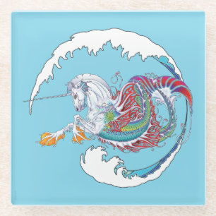 2017 Mink Nest Hippicorn Glass Onderzetter 2