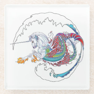 2017 Mink Nest Hippicorn Glass Onderzetter 3