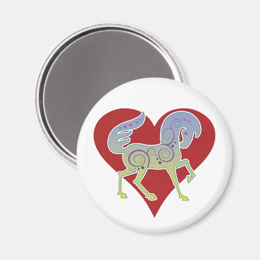 2017 Mink Nest Runequine Hart Magneet 1 (Voorkant / Achterkant)