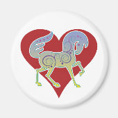 2017 Mink Nest Runequine Hart Magneet 1 (Voorkant)