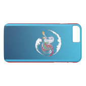 2017 Mink Tech Hippicorn iPhone 7/8 plus rood Hoes (Achterkant (Horizontaal))