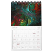 2017 Moderne Abstracte kunst Kalender (Jan 2027)