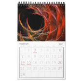 2017 Moderne Abstracte kunst Kalender (Feb 2027)