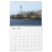 2017 New England Vuurtoren-Calendar Kalender (Jan 2027)