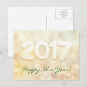 2017 New year card Feestdagenkaart (Voorkant / Achterkant)