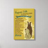 2017 Pagosa Folk 'N Bluegrass Poster Canvas Afdruk (Voorkant)