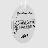 2017 Persoonlijke kerstversiering Ornament (voorkant)