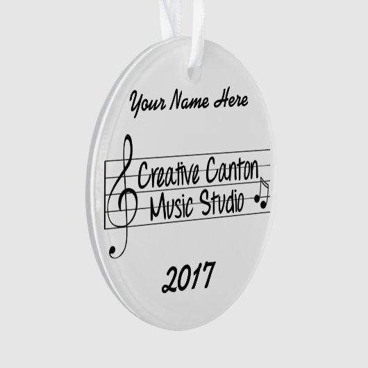 2017 Persoonlijke kerstversiering Ornament (voorkant)