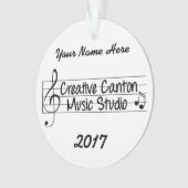 2017 Persoonlijke kerstversiering Ornament (voorkant)