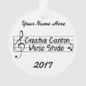 2017 Persoonlijke kerstversiering Ornament (voorkant)