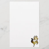 2017 Rooster Chinees teken en kalligrafie S Briefpapier (Voorkant)