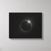 2017 Solar Eclipse - Bailey's Beads Canvas Afdruk (Voorkant)