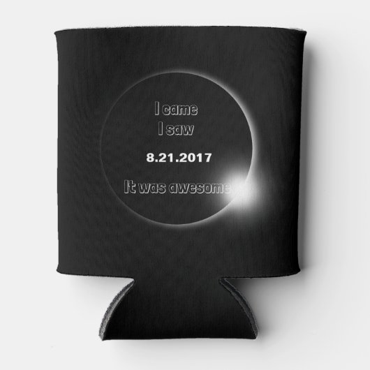 2017 Solar Eclipse die ik zag, was geweldige Blikjeskoeler (Voorkant)