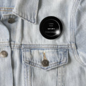 2017 Solar Eclipse die ik zag, was geweldige Ronde Button 5,7 Cm (In situ)