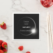 2017 Solar Eclipse die ik zag, was geweldige Servetten (Insitu)