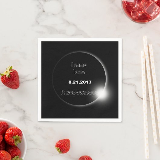 2017 Solar Eclipse die ik zag, was geweldige Servetten (Insitu)