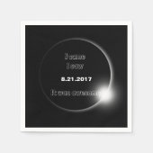 2017 Solar Eclipse die ik zag, was geweldige Servetten (Voorkant)
