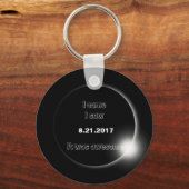 2017 Solar Eclipse die ik zag, was geweldige Sleutelhanger (Voorkant)