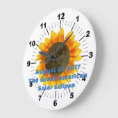 2017 Solar Eclipse, Sunflower Edition Grote Klok (Hoek)