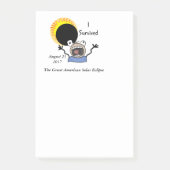2017 Solar Eclipse Survival Edition Post-it® Notes (Voorkant)