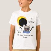 2017 Solar Eclipse Survival Edition T-shirt (Voorkant)