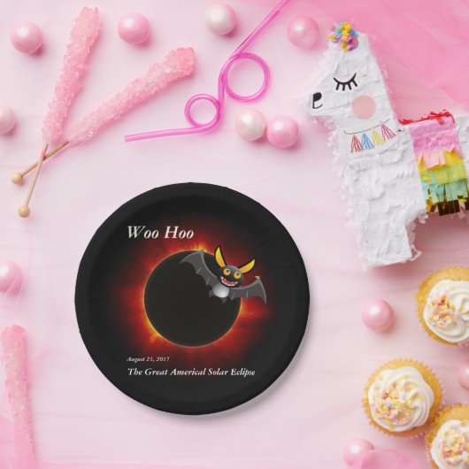 2017 Solar Eclipse, Vampire Edition Papieren Bordje (Feest)