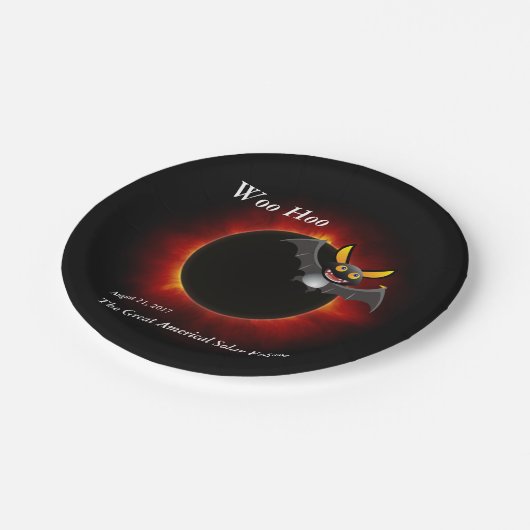 2017 Solar Eclipse, Vampire Edition Papieren Bordje (Gekanteld)