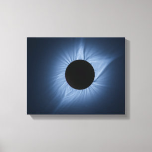 2017 Solar Eclipse - Zonnekroon Canvas Afdruk