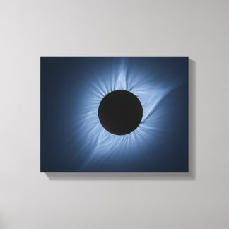 2017 Solar Eclipse - Zonnekroon Canvas Afdruk