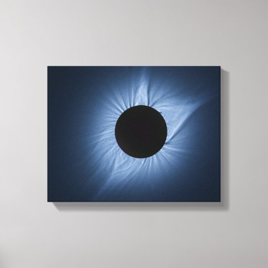 2017 Solar Eclipse - Zonnekroon Canvas Afdruk (Voorkant)