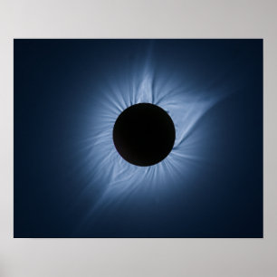 2017 Solar Eclipse - Zonnekroon Poster