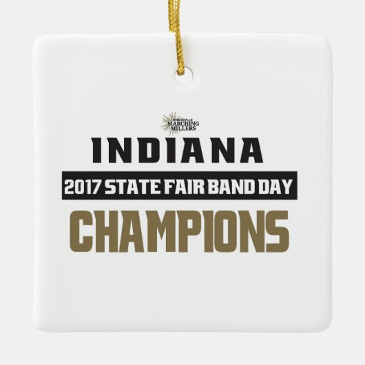 2017 State Fair Band Day Champions - Sirens Season Keramisch Ornament (Voorkant)