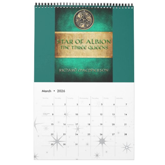 2017 Ster van het albion Book Hoesje Agenda Kalender (Mar 2026)