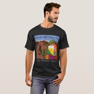 2017 Temecula Herfst Wiener Fest T-shirt op zwart