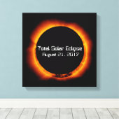 2017 Totaal zonnepanelen Canvas Afdruk (Insitu (Houten vloer))