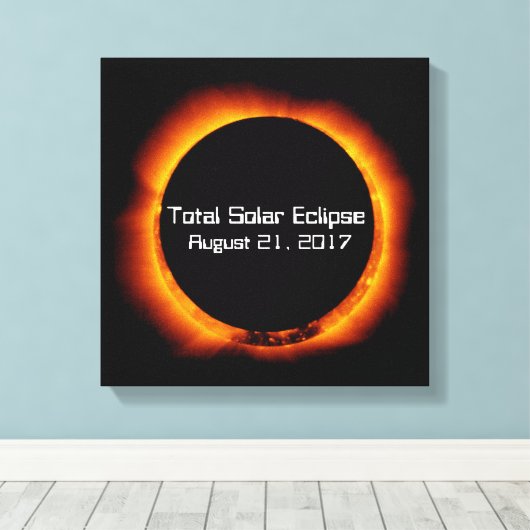 2017 Totaal zonnepanelen Canvas Afdruk (Insitu (Houten vloer))