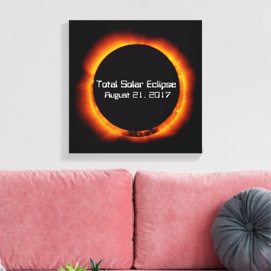 2017 Totaal zonnepanelen Canvas Afdruk (Insitu (Woonkamer))