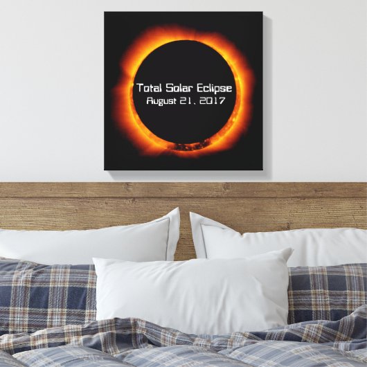 2017 Totaal zonnepanelen Canvas Afdruk (Insitu (Slaapkamer))