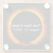 2017 Totaal zonnepanelen Glazen Onderzetter (Achterkant)