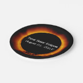 2017 Totaal zonnepanelen Papieren Bordje (Gekanteld)