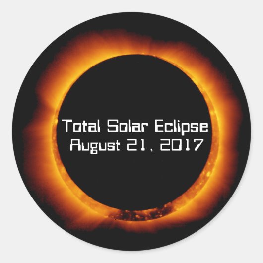 2017 Totaal zonnepanelen Ronde Sticker (Voorkant)