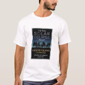 2017 Total Solar Eclipse - Grand Island, NE T-shirt (Voorkant)
