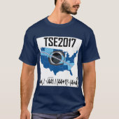 2017 Totale zonnecrisis-nieuwe manier om de datum T-shirt (Voorkant)