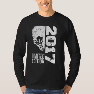  2017 Verjaardag fietsen MTB-Bicycles Mountai T-shirt